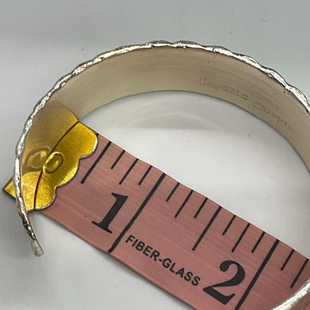 Rustic Cuff Engraved Cuff Bracelet - Picture 6 of 6
